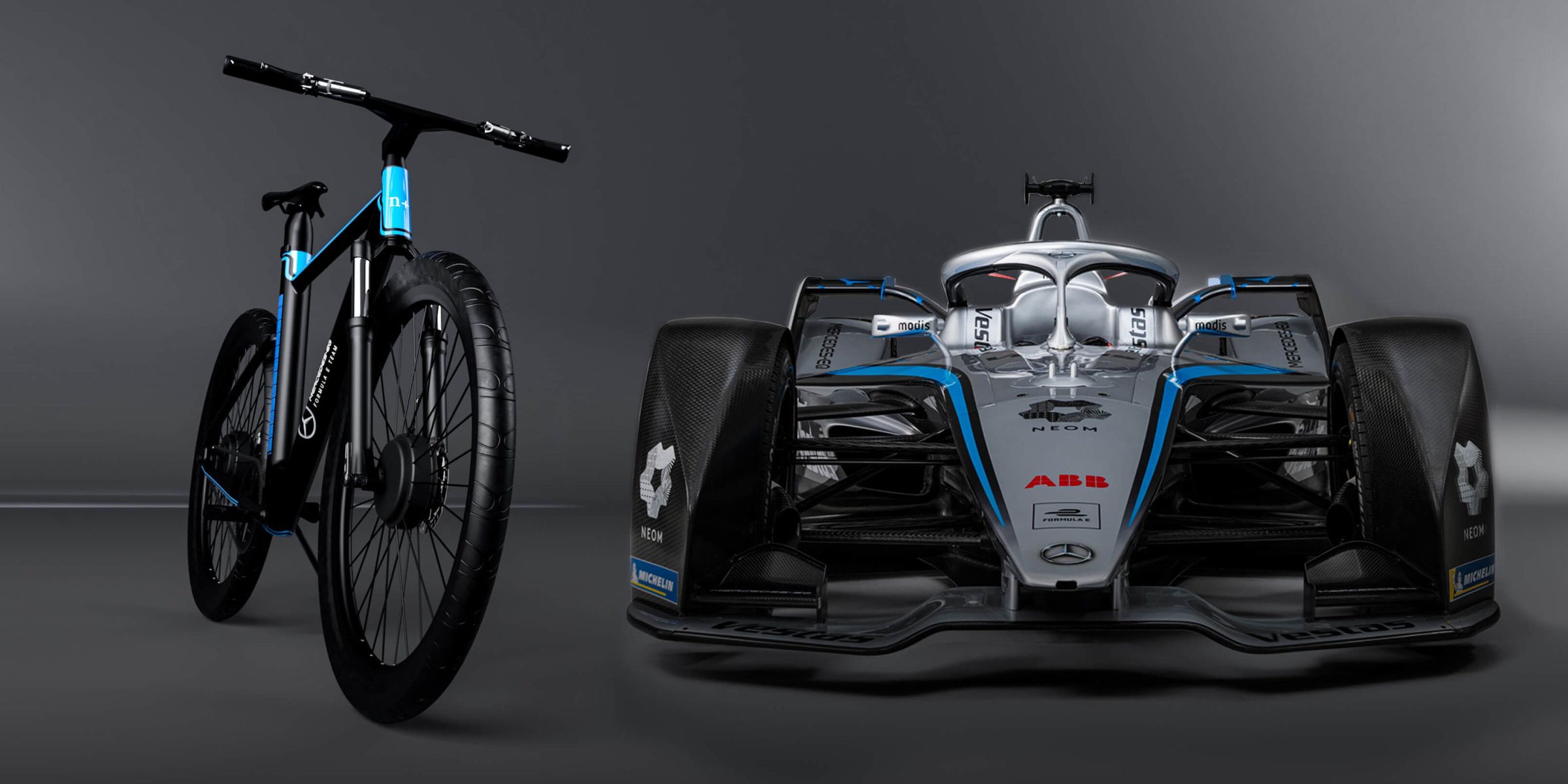 n+ Mercedes-EQ Formula E Team eBikes hero image