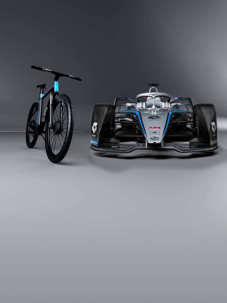 n+ Mercedes-EQ Formula E Team eBikes hero image